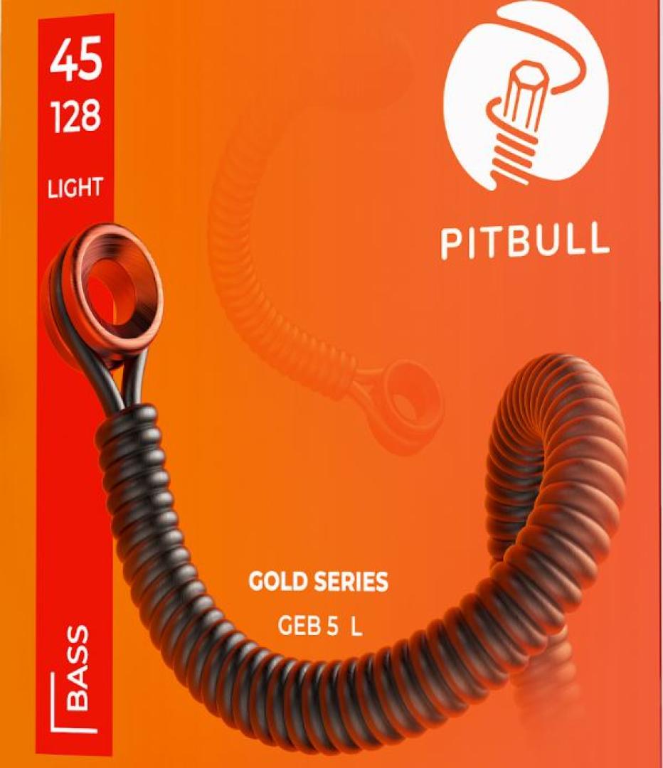 Pitbull Strings Gold Series 5 String 45-128 Bass Guitar Strings